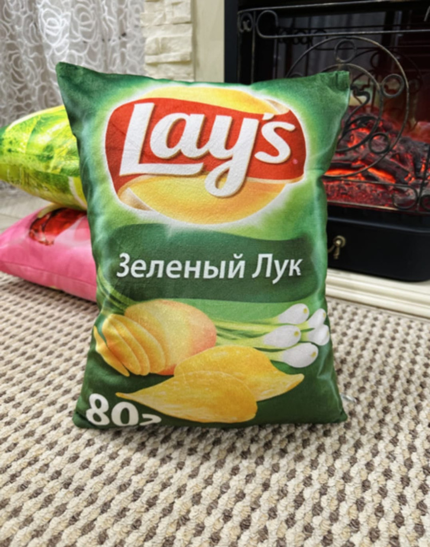 Мягкая подушка 'Чипсы'