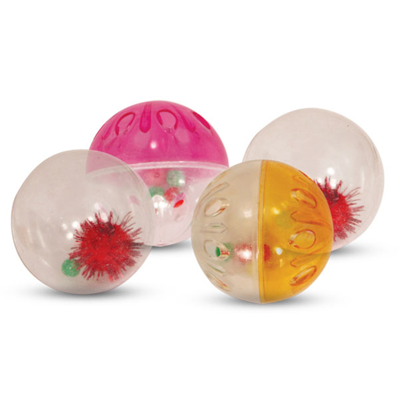 Набор игрушек для кошек "Активная игра 3" (4 мяча d45мм)