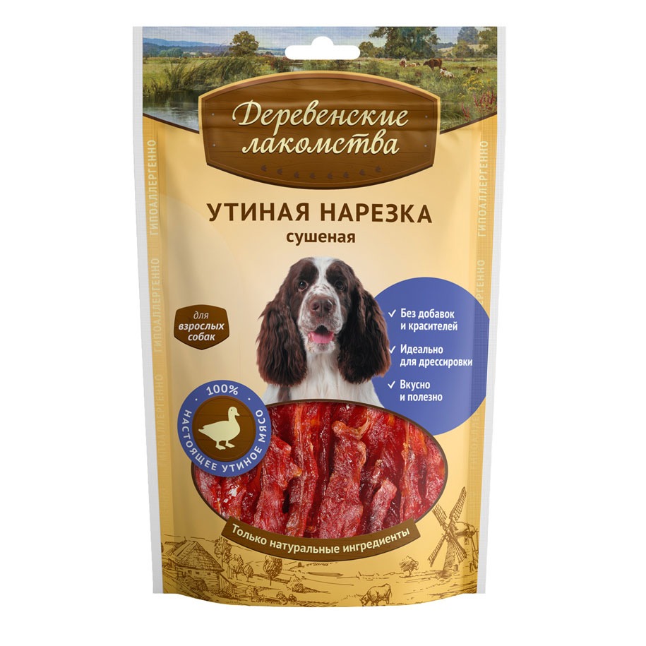 "Деревенские лакомства" Утиная нарезка сушеная, 90г