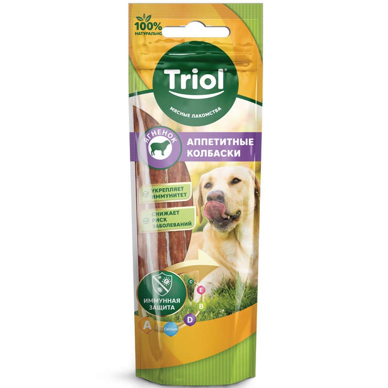 10171004 Лакомство для собак «Аппетитные колбаски из ягненка», 40г