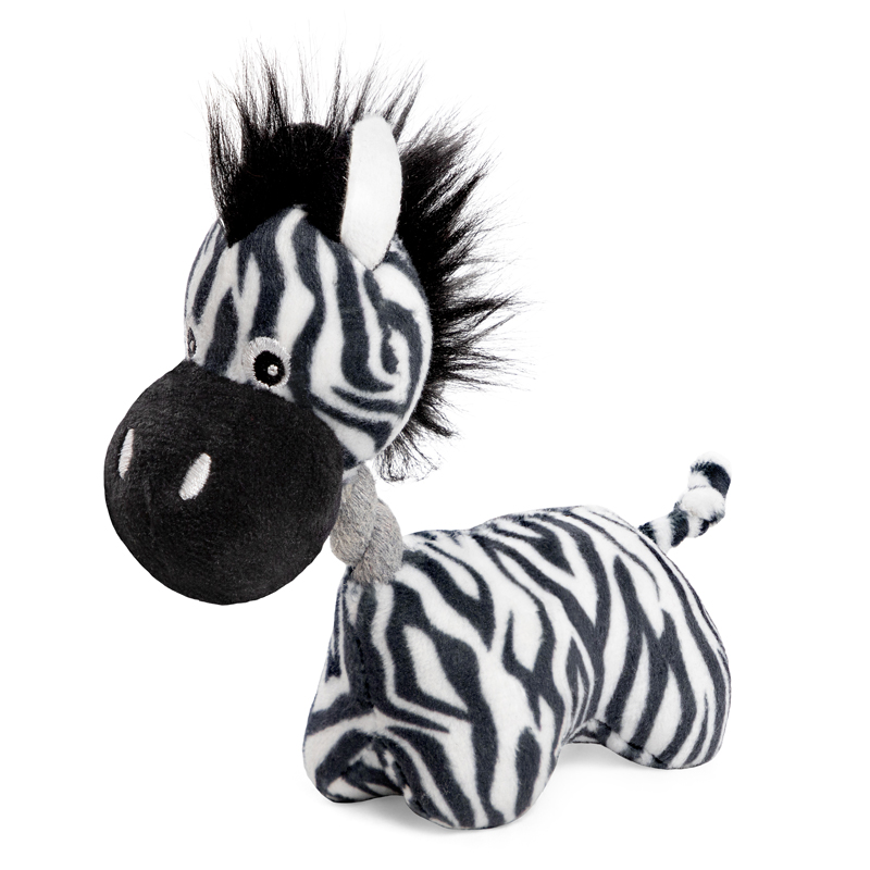 Игрушка для собак мелких пород мягкая "Зебра", 110мм, серия MINI DOGS