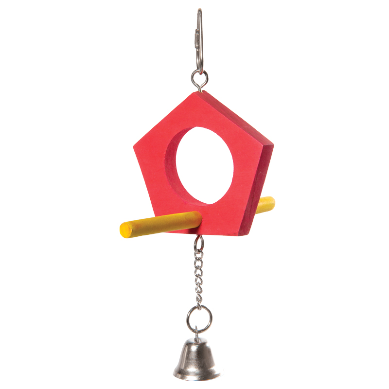 52171028 Игрушка для птиц "Качели-домик", 175/205*125мм