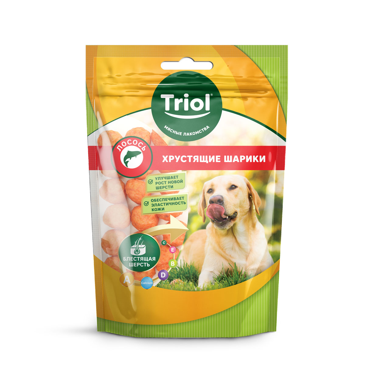 10171152 Лакомство для собак «Хрустящие шарики из лосося», 70г