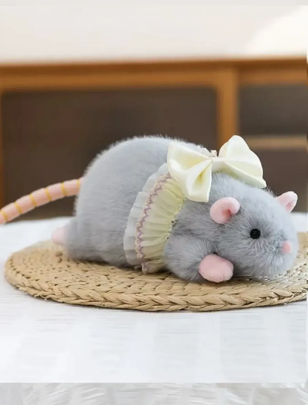 4052-22 мягкая игрушка крыска ,22см