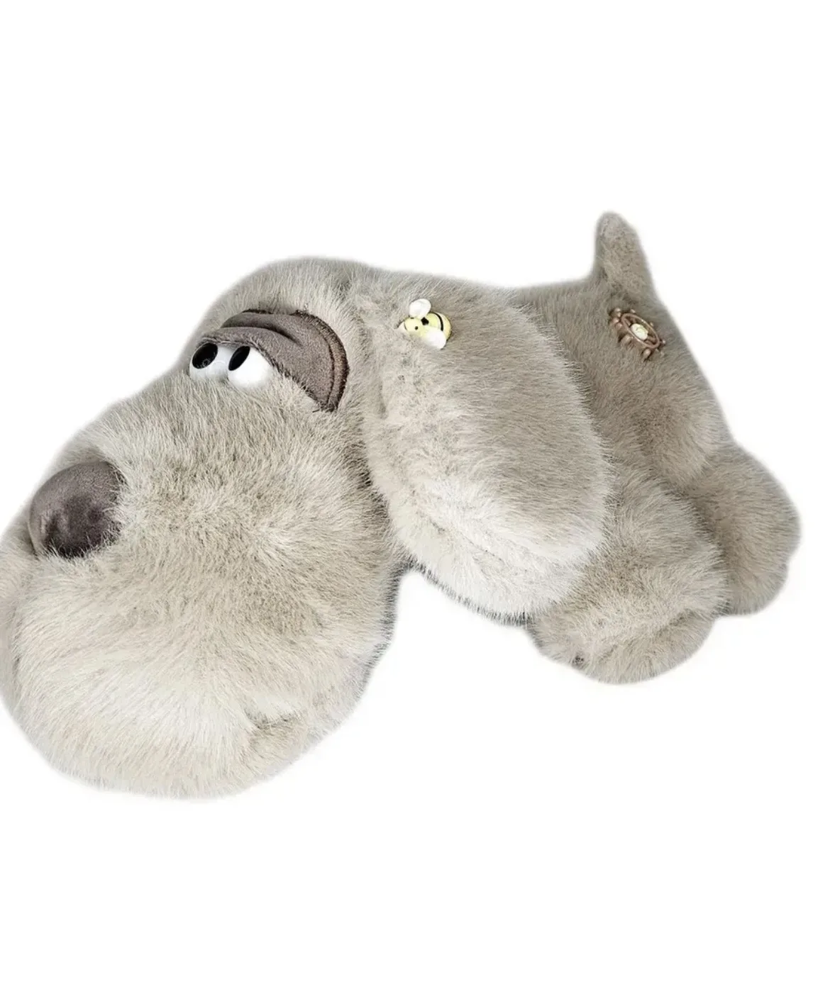 4766-40 мягкая игрушка собачка с пчёлкой, 40см,