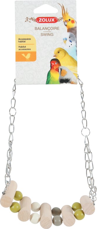 134022 Деревянный подвесной мост-качели для птиц