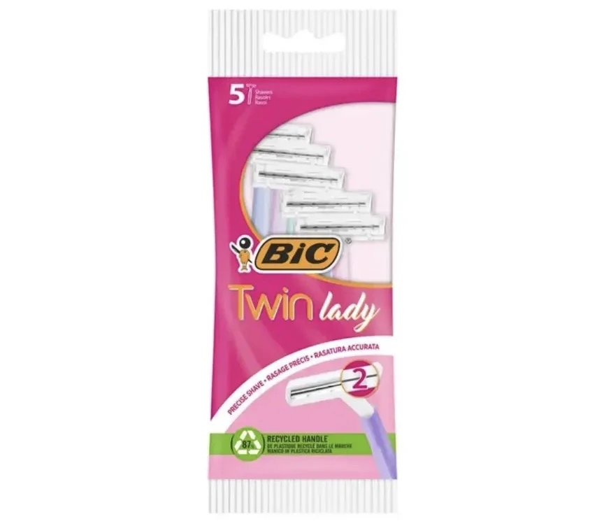 2176 Бритва женская "Twin Lady", BIC, 5 шт.