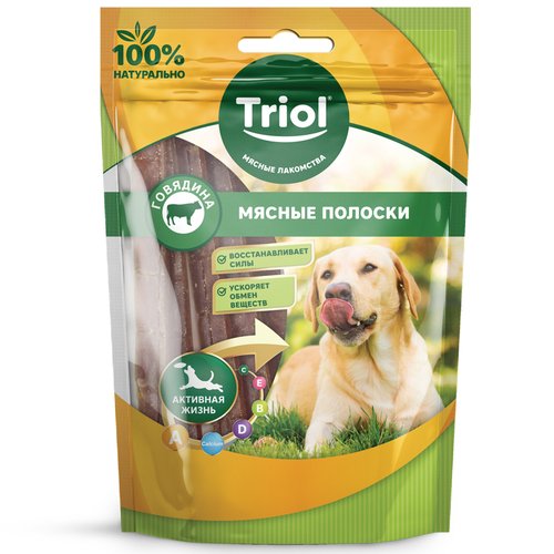 10171010 Лакомство для собак «Мясные полоски из говядины», 70г