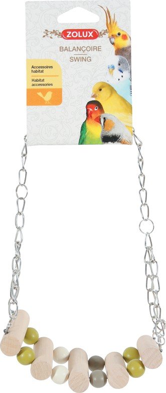 134022 Деревянный подвесной мост-качели для птиц