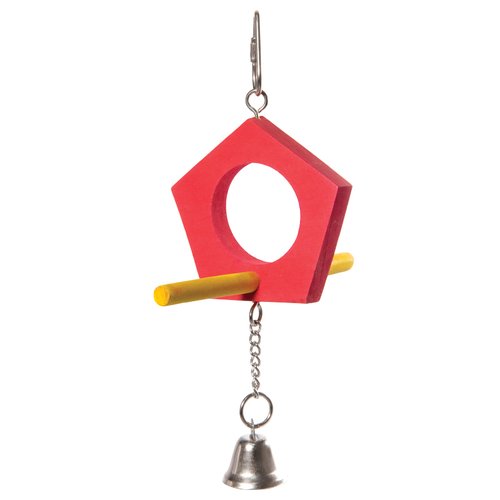 52171028 Игрушка для птиц "Качели-домик", 175/205*125мм