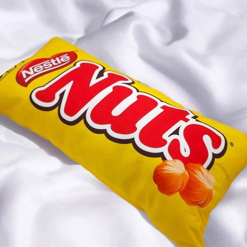 6290-2 МЯГКАЯ ПОДУШКА ШОКОЛАДКА 80*40