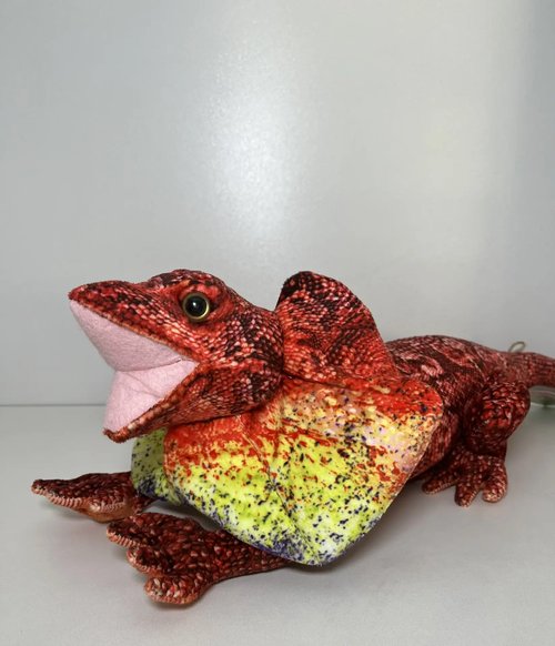 9418-55 мягкая игрушка ящерица,55см