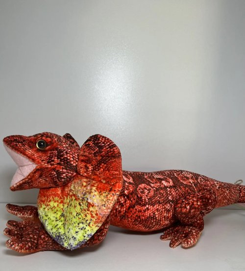 9418-55 мягкая игрушка ящерица,55см