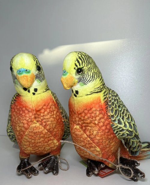 9422-23 мягкая игрушка попугай,23см