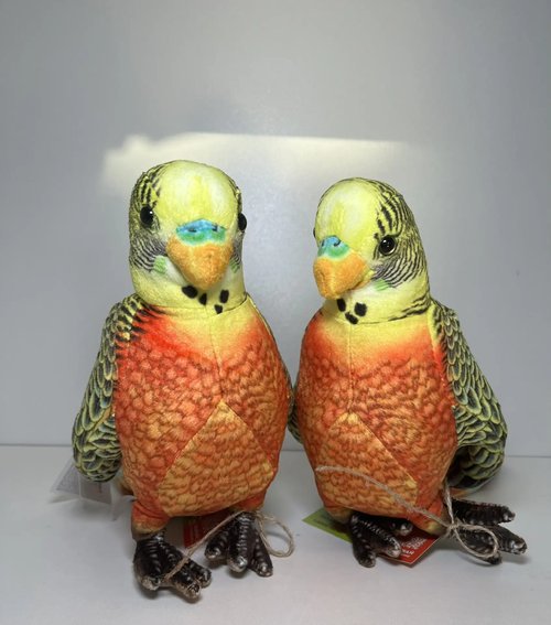 9422-23 мягкая игрушка попугай,23см