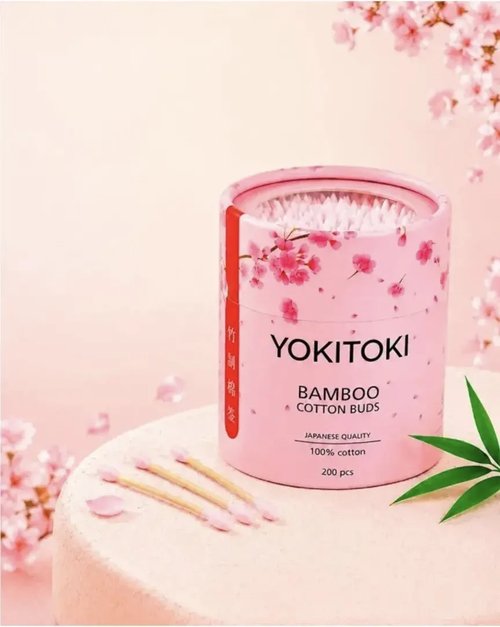 2009 Бамбуковые ватные палочки, YOKITOKI, 200 шт., в ассортименте