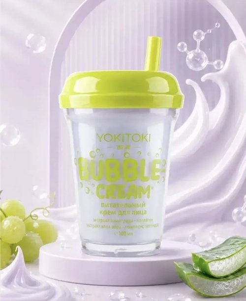 2010 Крем для лица "Bubble Cream", YOKITOKI, 100 мл, в ассортименте