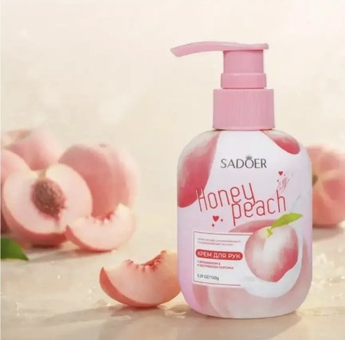 2022 Крем для рук "Honey peach", SADOER, 150 г