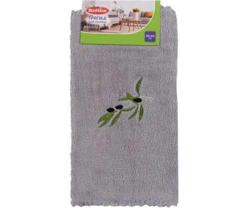 2104 Тряпка для уборки, BonHome, 30х50 см, в ассортименте