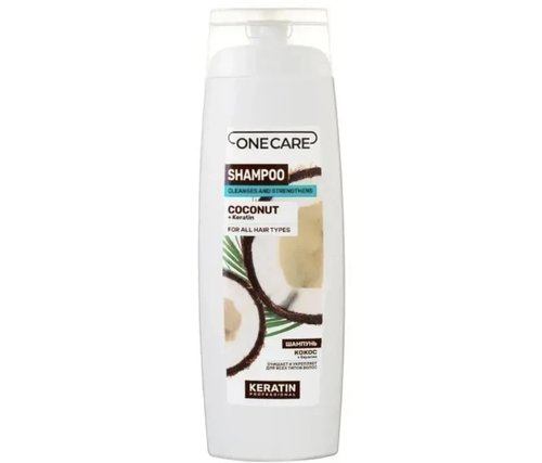 2147 Шампунь для волос "Keratin", One Care, 400 мл, в ассортименте