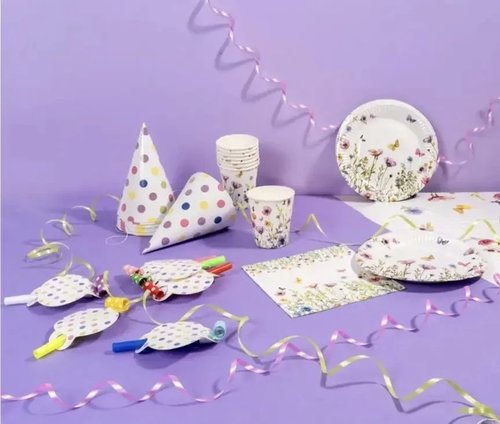 2194 Салфетка трёхслойная, PARTY, 33х33 см, 18 шт., в ассортименте