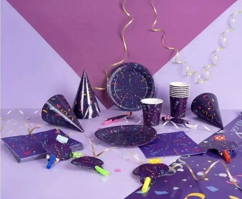 2194 Салфетка трёхслойная, PARTY, 33х33 см, 18 шт., в ассортименте