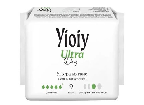 2244 Прокладки Yioiy Ultra женские гигиенические дневные,9 шт.